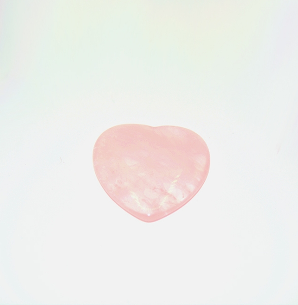 Picture of Rose Quartz worry stone 1.5" x 1.5"