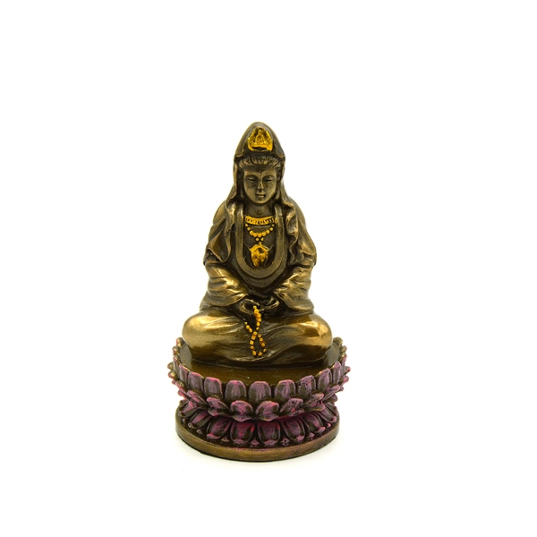 Picture of Kuan Yin Sitting 3.5" tall