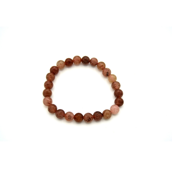 Picture of Strawberry quartz bracelet 8 mm