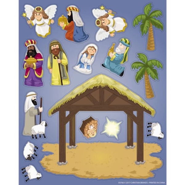 Picture of Nativity Sticker sheet