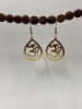 Picture of Aum Brass Teardrop Earrings